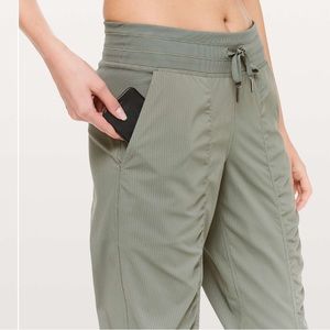 EUC Lululemon Dance Studio Joggers 29” Inseam. Size 2 in Misty Meadow pale green